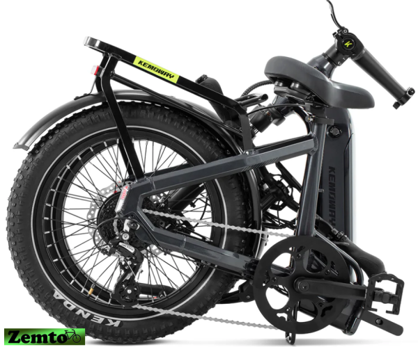 Faltrad Elektrofahrrad Zemto-Kemoway Z3, Mit Bremslicht sehr stark! schwarz